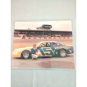 Dale Earnhardt Sr 8" X 10" Photo Print Wrangler Daytona International Speedway